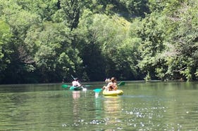 Single Kayak Trip to L' Averon Rivers in Saint-Antonin-Noble-Val