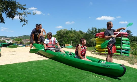 Rent a Tandem Kayak in Saint-Antonin-Noble-Val, France