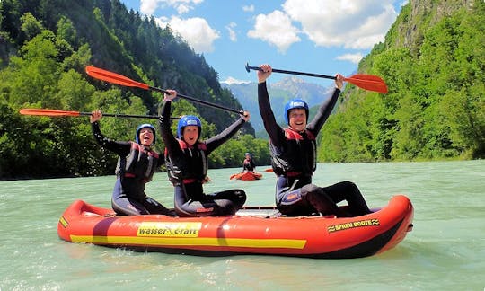 Merveilleuses excursions de rafting en eaux sauvages au Tyrol, en Autriche