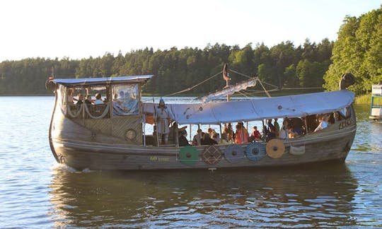 'Jaćwież' Boat Cruising in Augustów