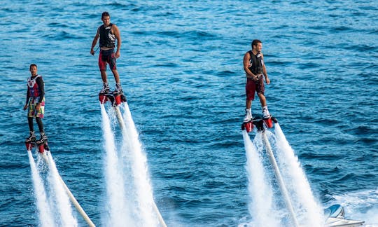 カナダのシャーロットタウンでのフライボーディング