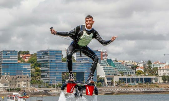 Flyboarding in Badolato, Italy