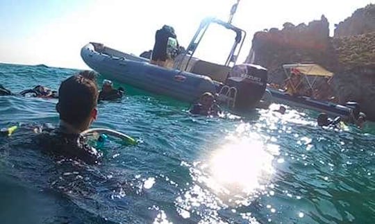 RIB Diving Trips in Sperlonga, Italy