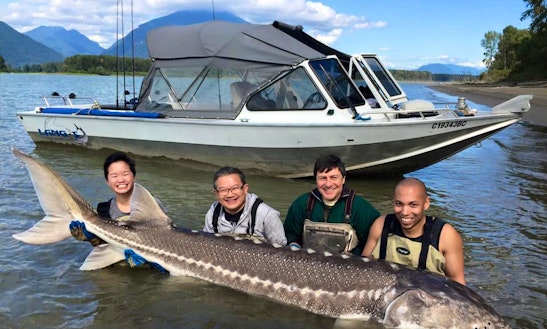Enjoy Fishing On 22' North River Jet Boat In Vancouver, British Columbia