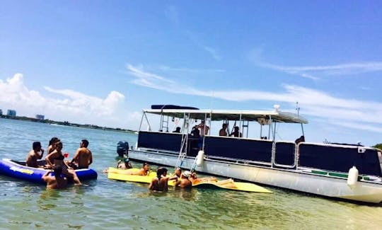 40' Party Pontoon For Up To 39 People In Miami, Florida