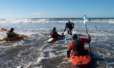 Single Kayaking Lessons in Bude