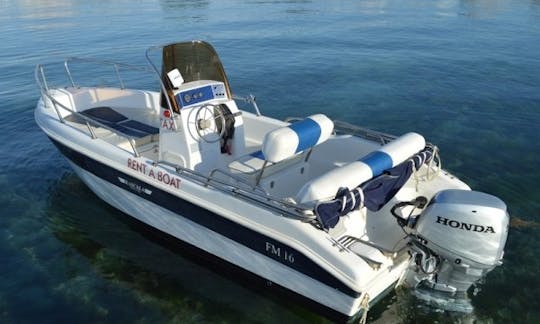 Rascala 16 Center Console Rental in Murter, Croatia