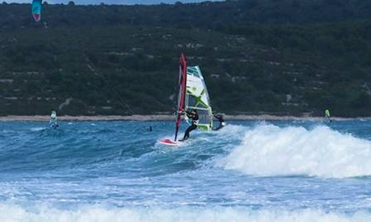 Windsurfing in Island Vis - Croatia
