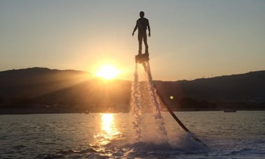 Flyboarding em Badolato, Itália