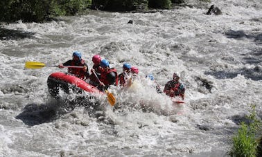 Leçon de rafting à Bourg-Saint-Maurice