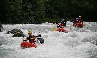 Excursion en canoë à Bourg-Saint-Maurice