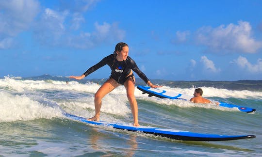 Surfing Lesson in Luquillo