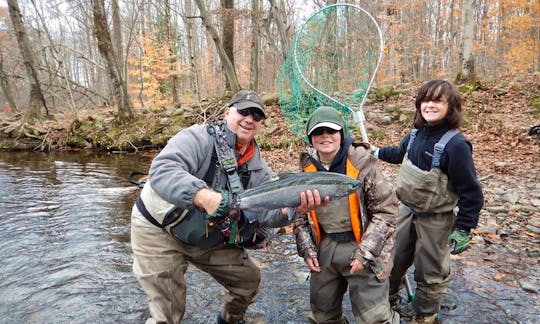 Guided Fly Fishing Trip On Salmon River