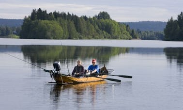 Viaje de pesca en barco en Rovaniemi