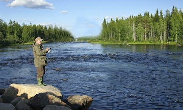 Guided Fly Fishing Trip In Rovaniemi