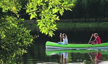 Passeio de canoa pela vida selvagem em Rovaniemi