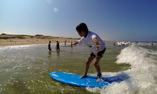 Surf Lessons in Seignosse, France