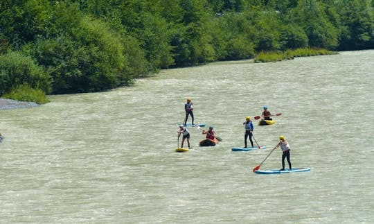 Stand Up Paddleboarding on the Arve
