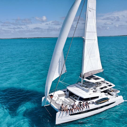 Catamarán de vela privado de lujo con todo incluido de 55 pies con cabina Captain & Chef 5