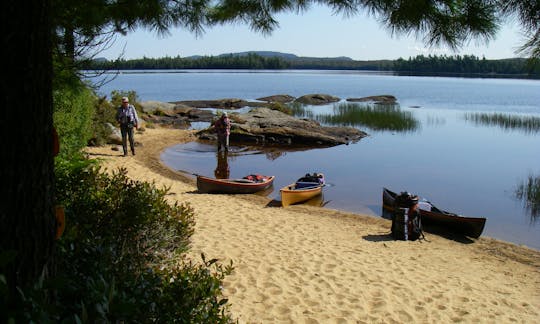 Canoe camping on Lake Lila. (Tupper Lake, NY)