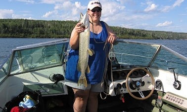 Bass Boat Fishing Charters in Nipawin, Canada!!