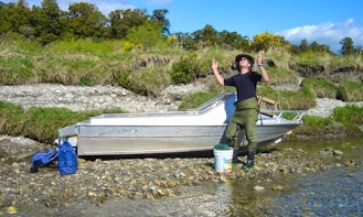 Jon Boat Fishing Charter in Wanaka