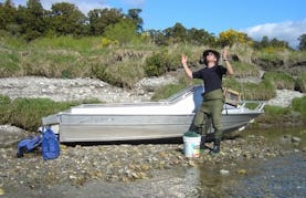 Jon Boat Fishing Charter in Wanaka