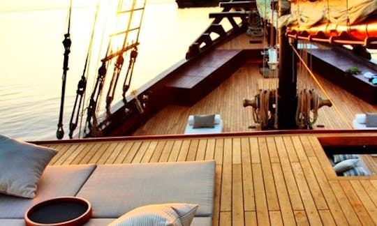 Luxury Phinisi Yacht in Indonesia