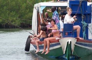 Passenger Boat fishing charter in Gambia