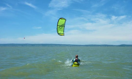 Kitesurfing lesson in Gemeinde Podersdorf am See