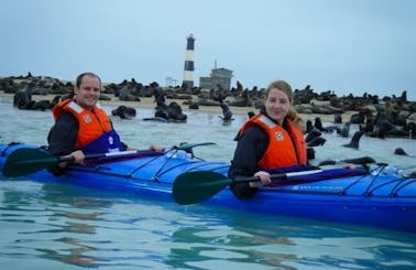 Guided Kayaking Tour to Pelican Point Peninsula in Namibia