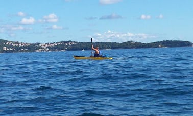 Amazing Single Kayak Rental in Srebreno, Croatia