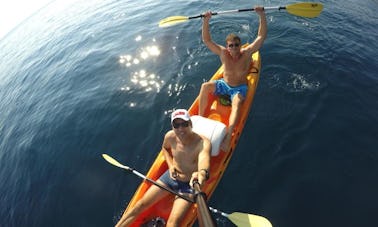 Tandem Kayak Rental in Srebreno, Croatia