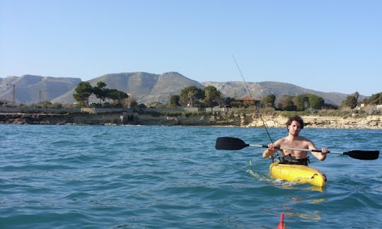 Tour de pesca en kayak en Avola - Sicilia (cerca de Siracusa)