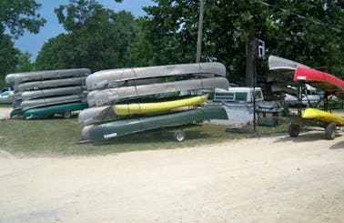 17' Canoe Rental and Trips in Linden, Tennessee