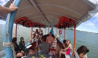 Excursion écologique d'une journée à Morro de SP, Gamboa en bateau