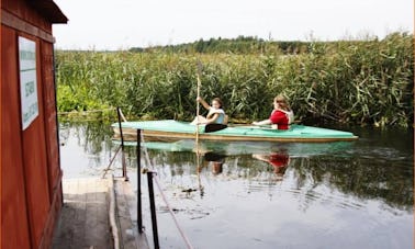 Kayak Sit-In-Top pour 2 personnes prêt à louer à Sztabin, Pologne