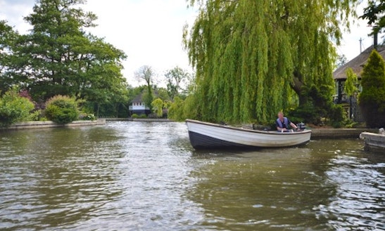 16ft Coulham Fishing Dinghy With Outboard (3 Persons) Charter In Hoveton
