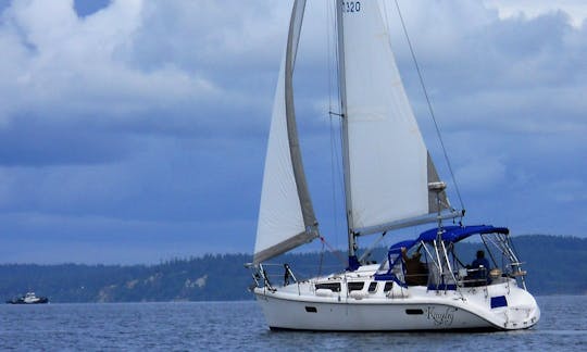 Puget Sound Sailing Adventure on 32' Hunter Sailboat