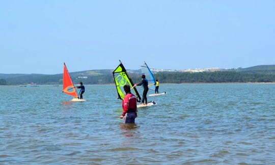 Windsurfing in Óbidos