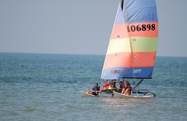 Sailing Lessons on Hobie Cat 16 & rental in Fiumicino