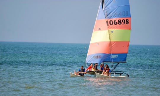 Sailing Lessons on Hobie Cat 16 & rental in Fiumicino