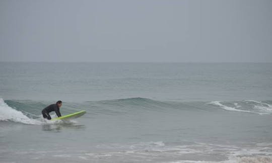 Surfing in Torroella de Montgrí, Spain