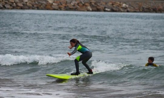 Surfing in Torroella de Montgrí, Spain