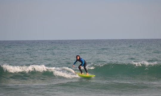 Surfing in Torroella de Montgrí, Spain