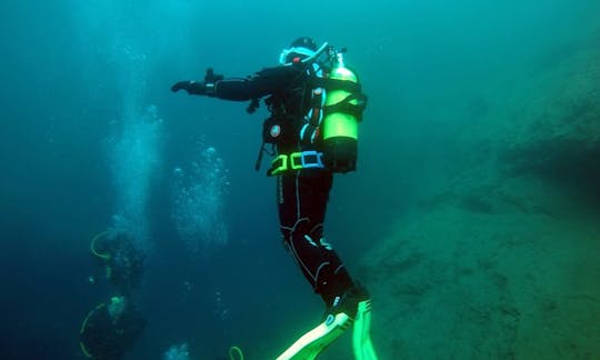 Lección de buceo en Montecassiano