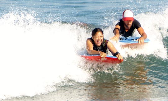 Cours de bodyboard à Kuta Utara