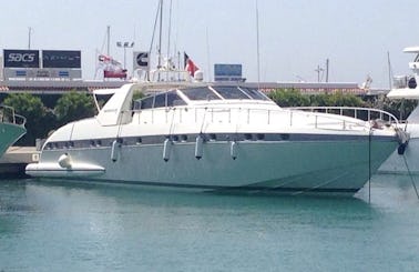 Charter the Mangusta 80 Power Mega Yacht in Eivissa, Spain