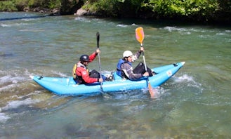 Inflatable Double Kayak Trips in Ahrntal