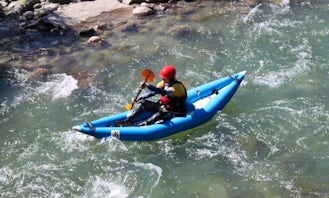 Inflatable Single Kayak Trips in Ahrntal